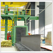 H型钢抛丸清理机